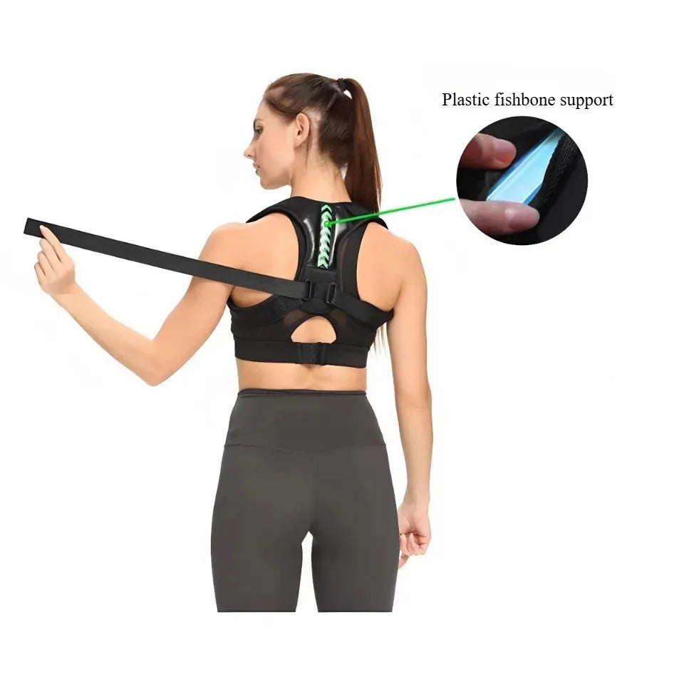 Correcteur de Posture Réglable – Soutien Dorsal Invisible pour Homme et Femme