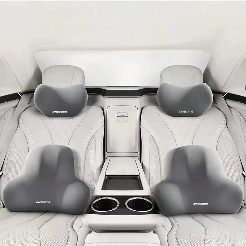Coussin Lombaire Ergonomique à Mémoire de Forme – Soutien du Dos pour Bureau, Voiture & Maison