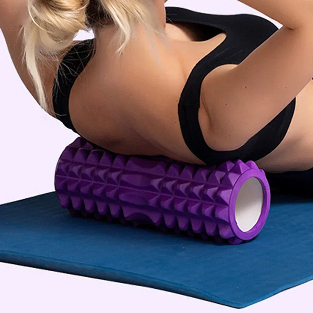 Rouleau de Massage en Mousse – Récupération Musculaire Dos, Jambes & Sport