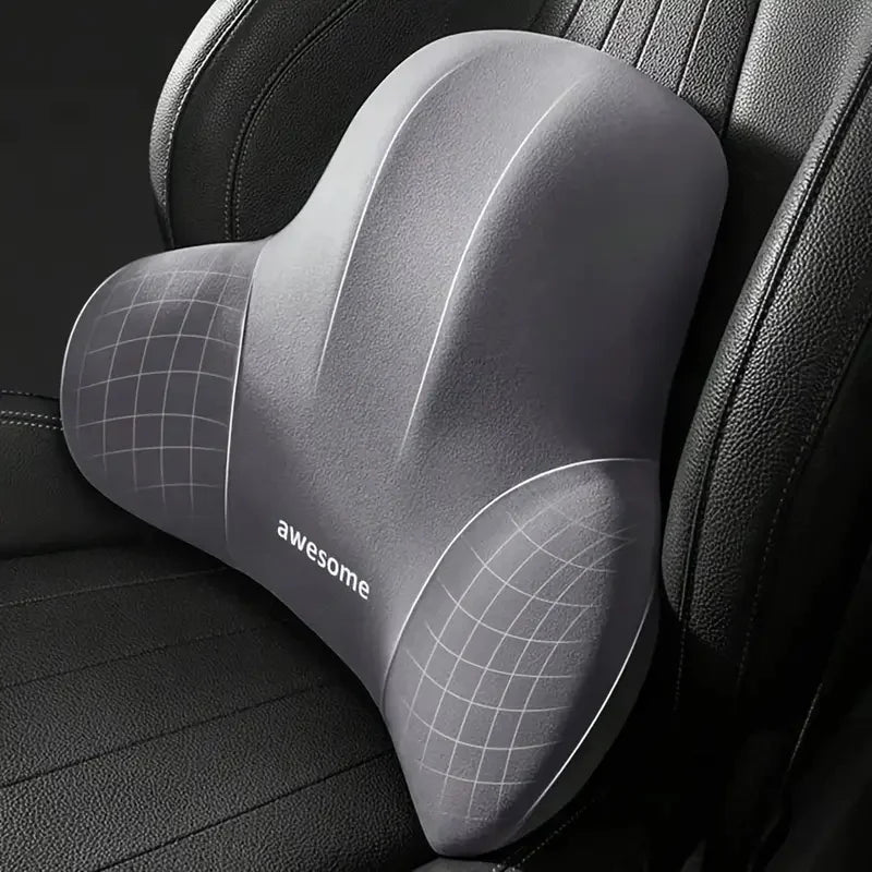 Coussin Lombaire Ergonomique à Mémoire de Forme – Soutien du Dos pour Bureau, Voiture & Maison