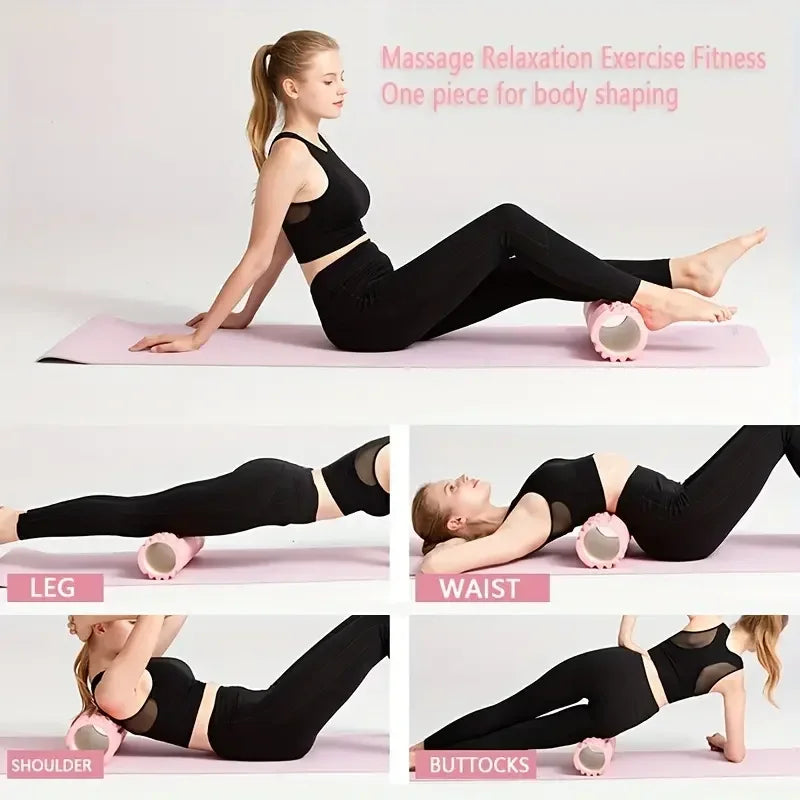 Rouleau de Massage en Mousse – Récupération Musculaire Dos, Jambes & Sport