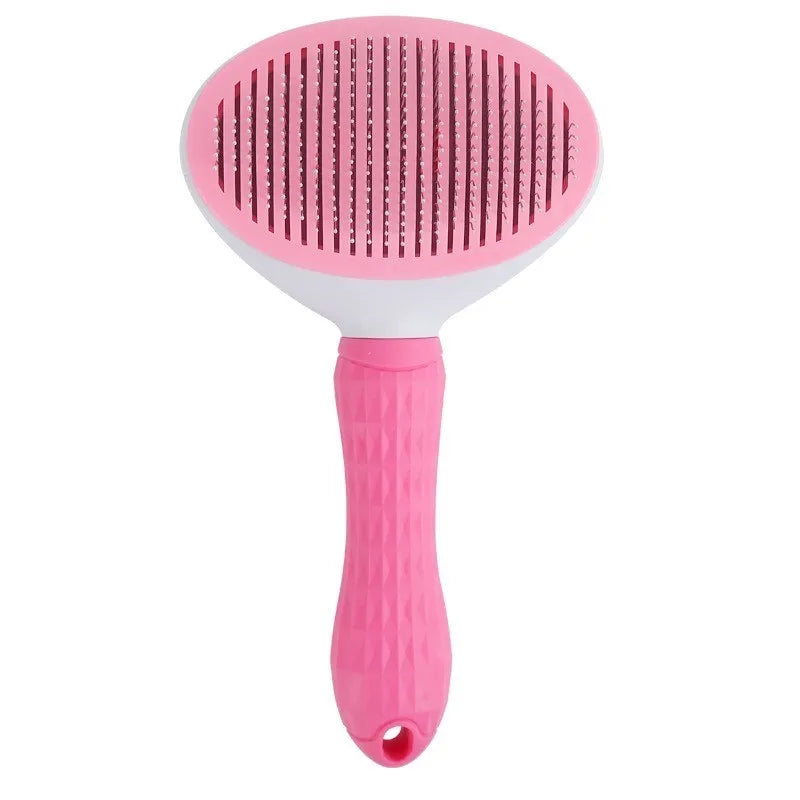 Brosse auto-nettoyante pour chats et chiens, poils longs ou courts
