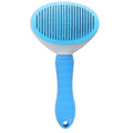 Brosse de toilettage avec picots rétractables et manche ergonomique